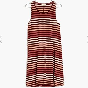 Medium Madewell Striped sulley tank dress